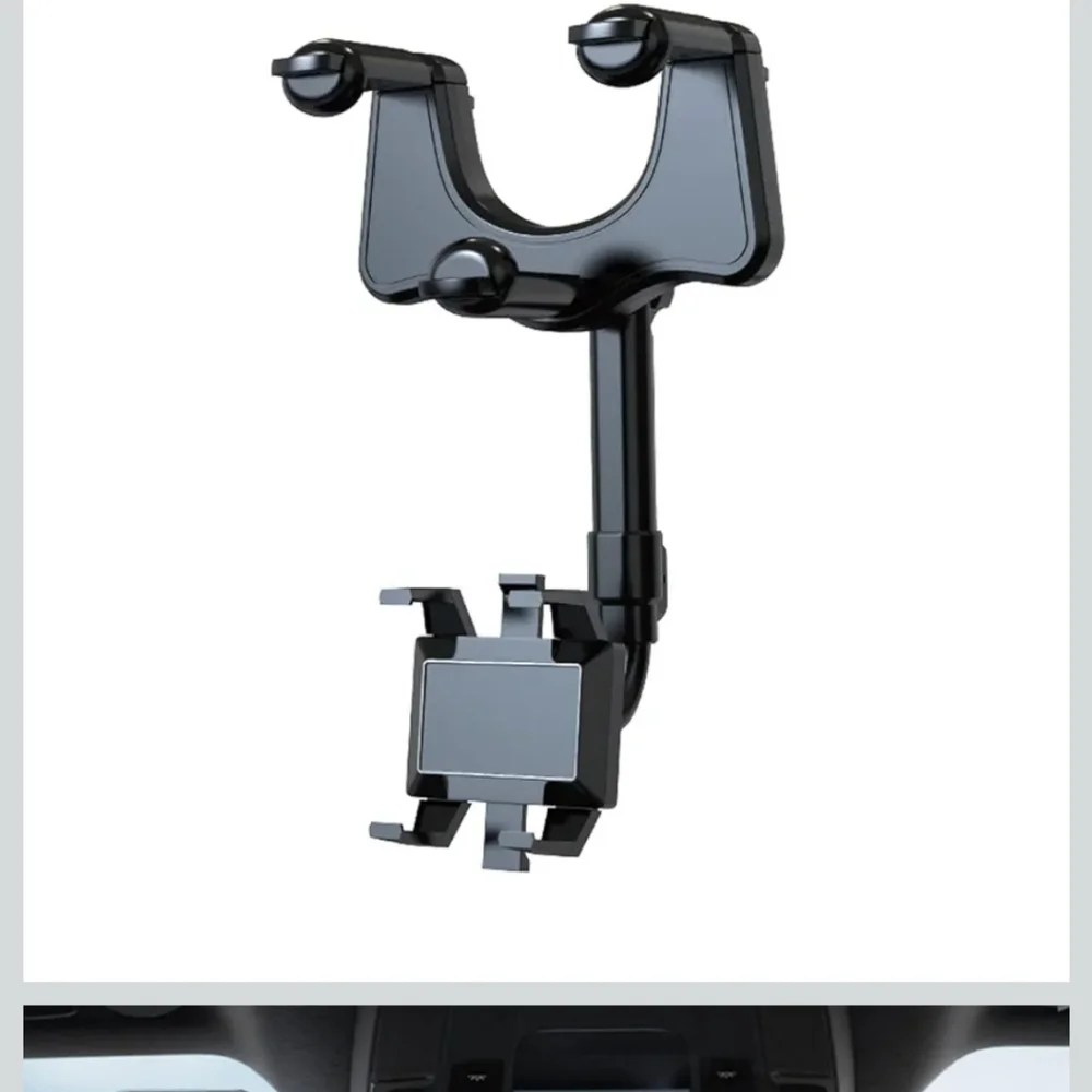 Smart Phone Car Holder, 360 Free Rotating Phone Holder, & Power Bank